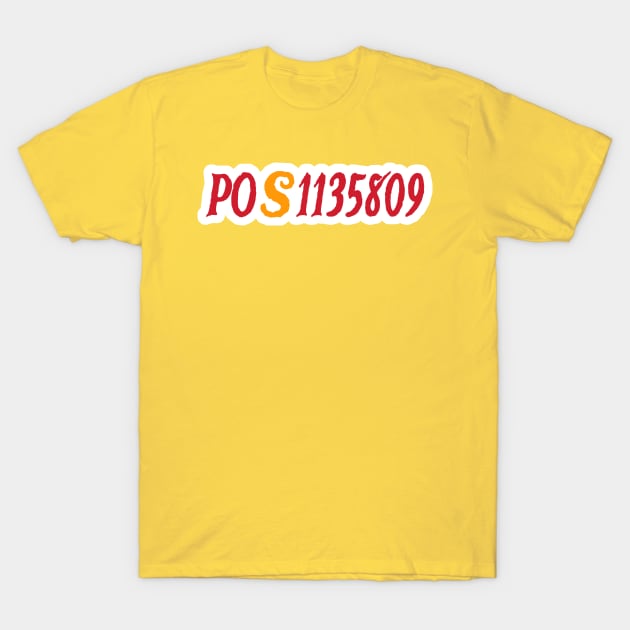 POS1135809 tRump Fulton County Jail Inmate Number - Front T-Shirt by SubversiveWare